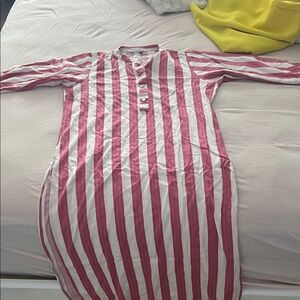 Striped Pink and White women Pajamas